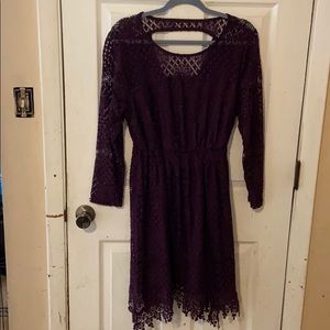 Gorgeous plum colored dress in size 0X